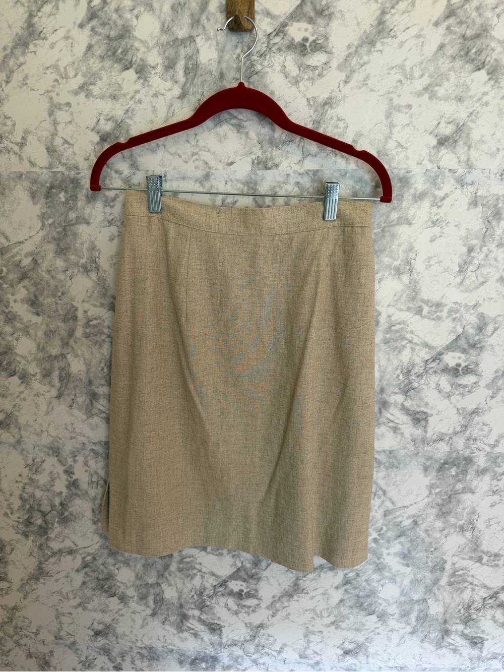 Bice Taupe Women’s Pencil Skirt
